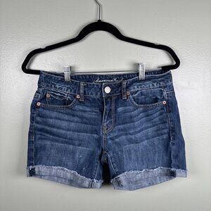 American Eagle Women’s Cotton Jean‎ Shorts Size Waist Measures 29-30”